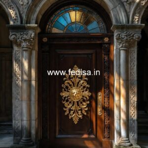 Front Entrance Classic Door Arabic Door Design No-4870