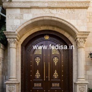 Hardwood Traditional Doors Glass Door For Pooja Room Price No-5189
