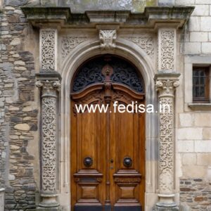 Bungalow Classic Door Design Master Bedroom Door Design No-5201