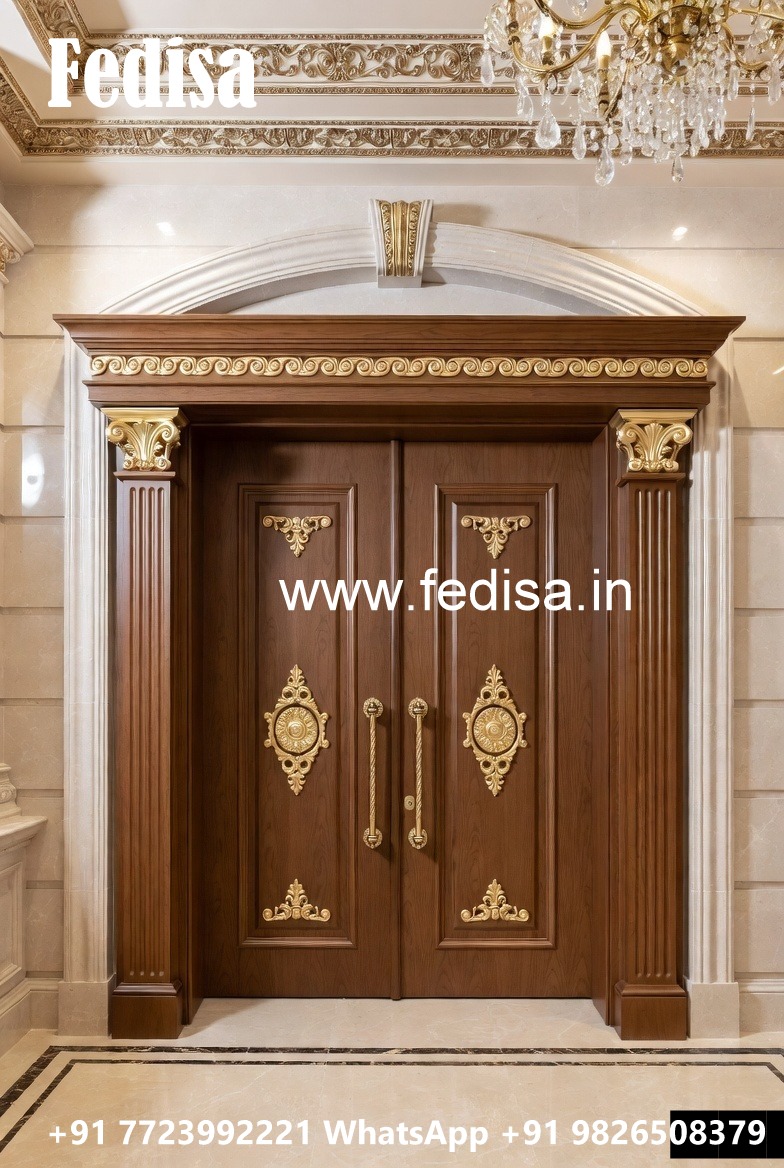 Colonial Style Door Wooden Flush Door Design No-5233
