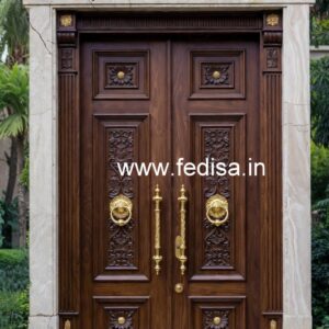 Decorative Wooden Doors Door Handle Design Antique No-5250