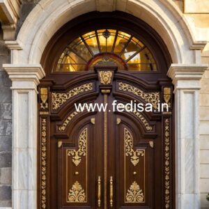 Panel Door Design White Main Door Design No-5169