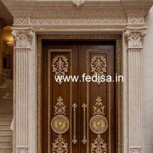 Vintage Wooden Door Modular Kitchen Door Design No-5258
