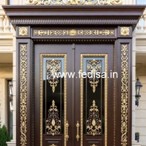 Italian Style Wooden Doors Silver Door Design No-5278