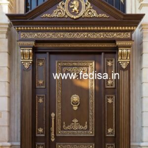Vintage Wooden Door Office Front Door Design No-5299