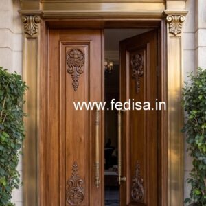 Solid Wood Classic Door Apartment Door Design No-5307