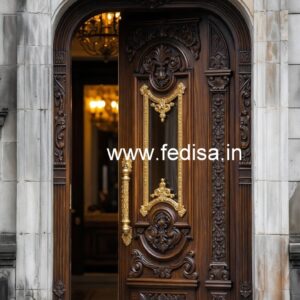 Ornate Door Design Panel Door Design Wooden No-5317