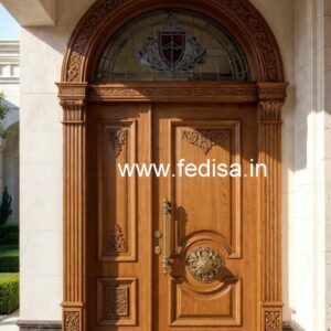 Home Entry Wooden Door Sliding Bedroom Wardrobe Doors No-5322