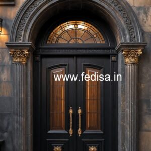 Elegant Double Door Classic Entry Design Puja Door Design No-5330