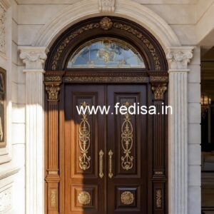 Rustic Classic Door Front Door Double Door Design No-5357