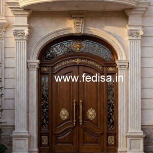 Main Door Classic Design Sunmica Double Door Design No-5361