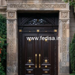 Decorative Wooden Doors Big Main Door Design No-5373
