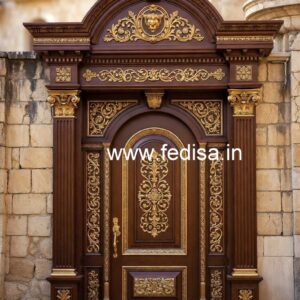 Royal Entrance Door Temple Main Door Design No-5386