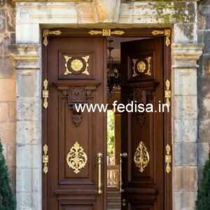 Carved Wooden Doors Single Palla Gate No-5392