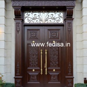 Main Door Classic Design Wooden Beading Designs For Doors No-5402