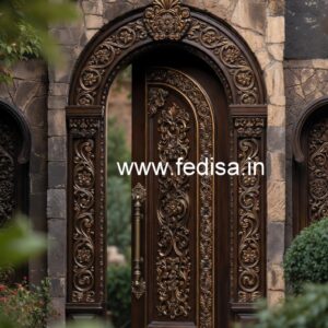 Front Entrance Classic Door Jali Wale Door Design No-5403