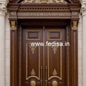 Mahogany Classic Doors Flush Door Design 2026 No-5432