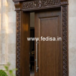 Colonial Style Door Main Entrance Design For Flats No-5438