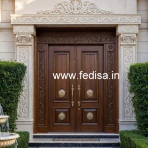 Rustic Classic Door Front Door With Glass Design No-5439