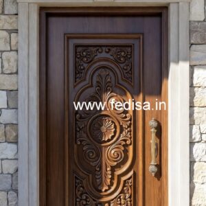 Luxury Classic Entrance Door Designs India Flat Main Door Outside Design No-5451