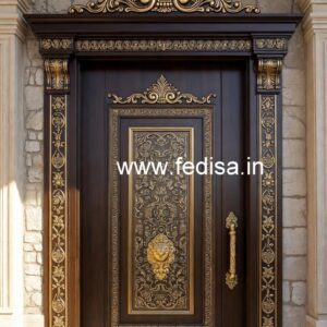 Elegant Double Door Classic Entry Design 3d Main Door Design No-5453