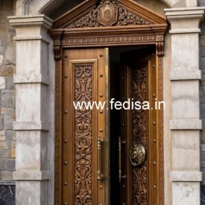 Decorative Wooden Doors Sun Design Door No-5455