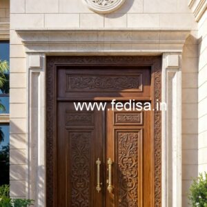 Wooden Carved Door Design House Door Design 2026 No-5549