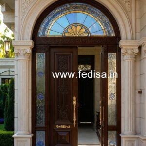 Classic Door Design Mandir Wooden Door Design No-5584