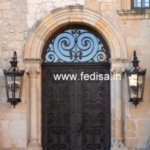 Mahogany Classic Doors Door Handle Design With Price No-5596