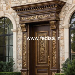 Victorian Door Design Double Door Grill Gate Design No-5601