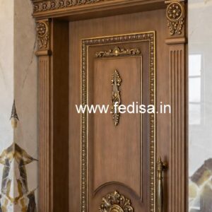 Classic Front Door Ideas Wood Main Door Design 2026 No-5628