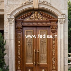 Antique Door Style Wooden Round Door Design No-5712