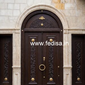 Bungalow Classic Door Design 7 Feet Door Design No-5734