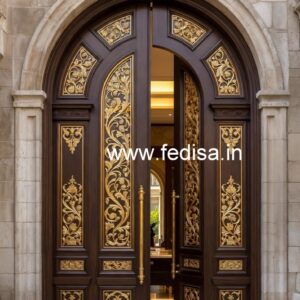 Handcrafted Wooden Door Solid Door Design Wood No-5803