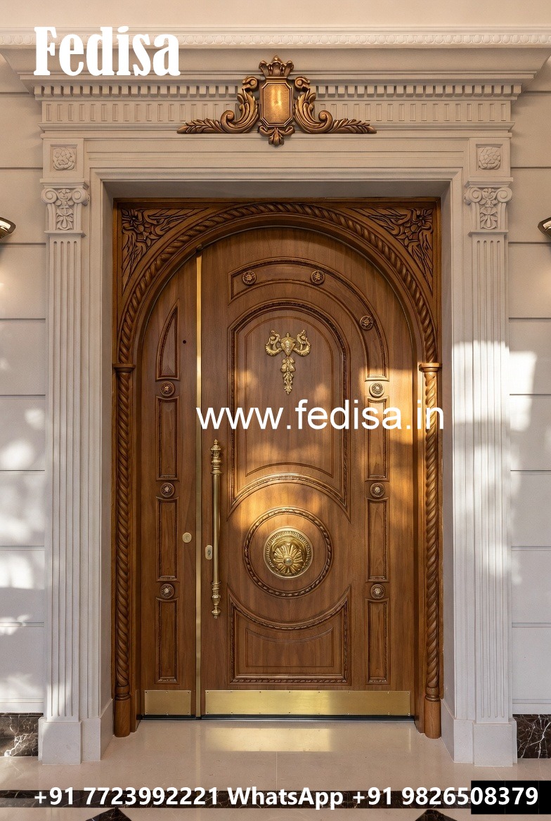 Classic Wooden Main Door Design For Home Amazing Door Design No-5818