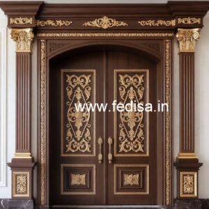 Luxury Classic Entrance Door Designs India Pvc Main Door Design No-5820