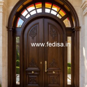Handcrafted Wooden Door Plastic Door Design With Price No-5844