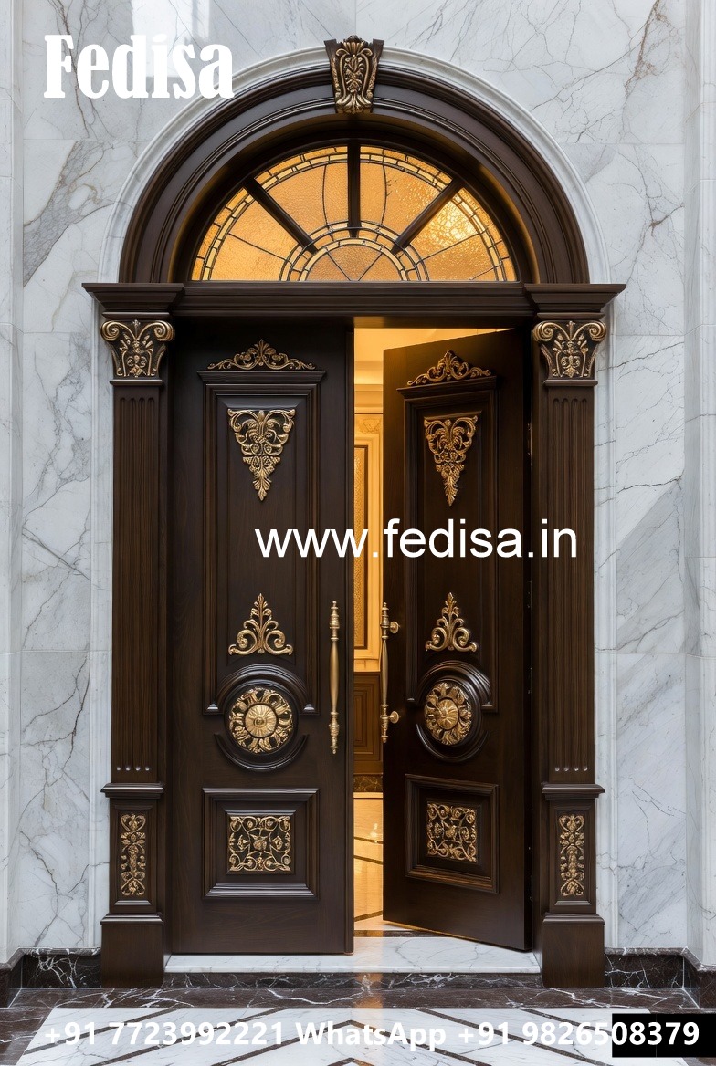 Ornate Door Design Stainless Steel Safety Door Design No-5891