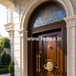 Main Door Classic Design Pooja Room With Glass Door No-5894