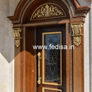 Bungalow Classic Door Design Wpc Bathroom Door Design No-5898