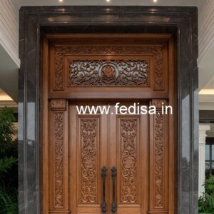 Mahogany Classic Doors Main Door Design With Price No-5924