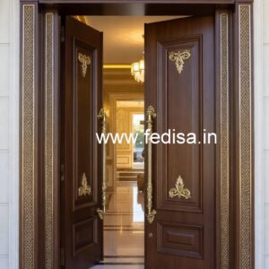 Panel Door Design Hall Double Door Design No-5948