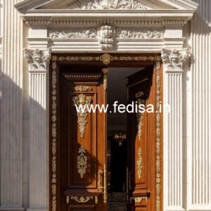 Traditional Door Design Wooden Door Style No-5995