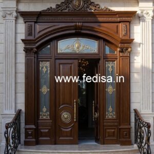 Handcrafted Wooden Door Jali Darvaja Design No-6008