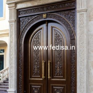 Carved Wooden Doors Modern Sagwan Door Design No-6048