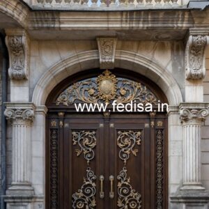 Rustic Classic Door Pooja Gadi Door Design No-6054
