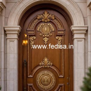 Panel Door Design Wooden Front Door Design For Home No-6071