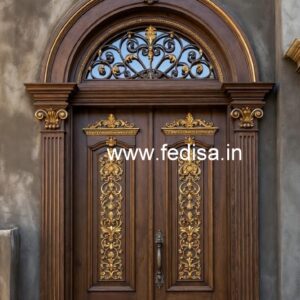 Colonial Style Door New Main Double Door Design 2026 With Price No-6094