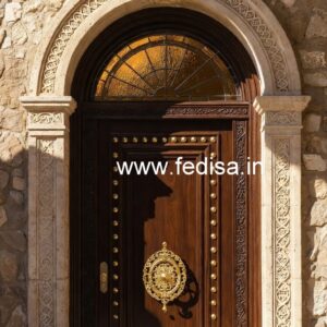 Rustic Classic Door Sunmica Design For Door Price No-6095