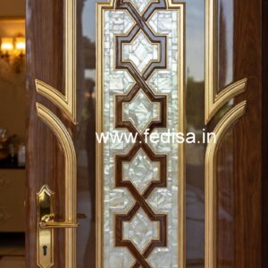 Mahogany Classic Doors Sagwan Main Double Door Design No-6129